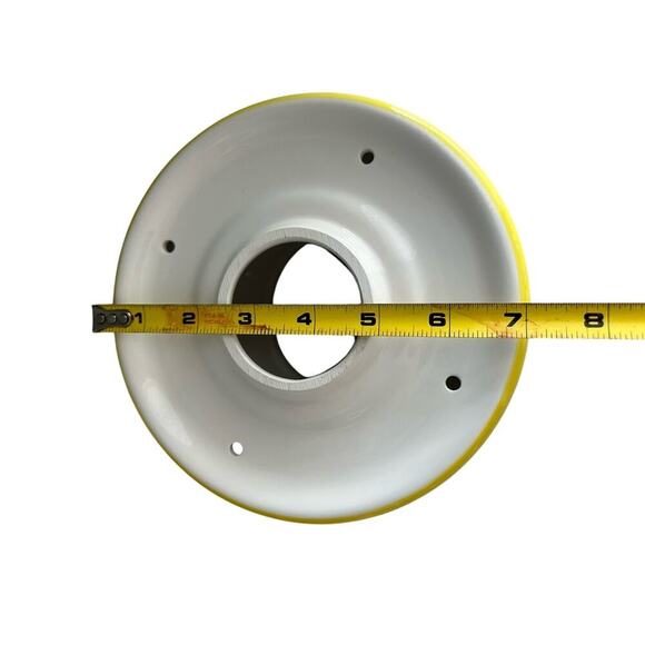 Ceramic Candle Holder w/ Shade Fairy Lamp Blue Purple Floral Spring Home Decor - Picture 8 of 9